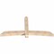Ekena Millwork Bellingham Smooth Timber Gable Bracket, Douglas Fir, 84"W x 42"H x 5 1/2"D x 5 1/2"F, 12/12 Pitch GBW084X42X0606BEL00SDF - alternate 3